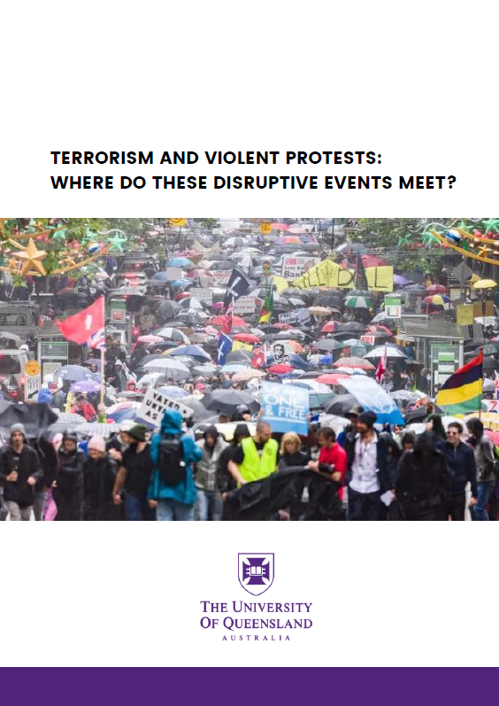 Terrorism and violent protests: Where do these two disruptive events meet?