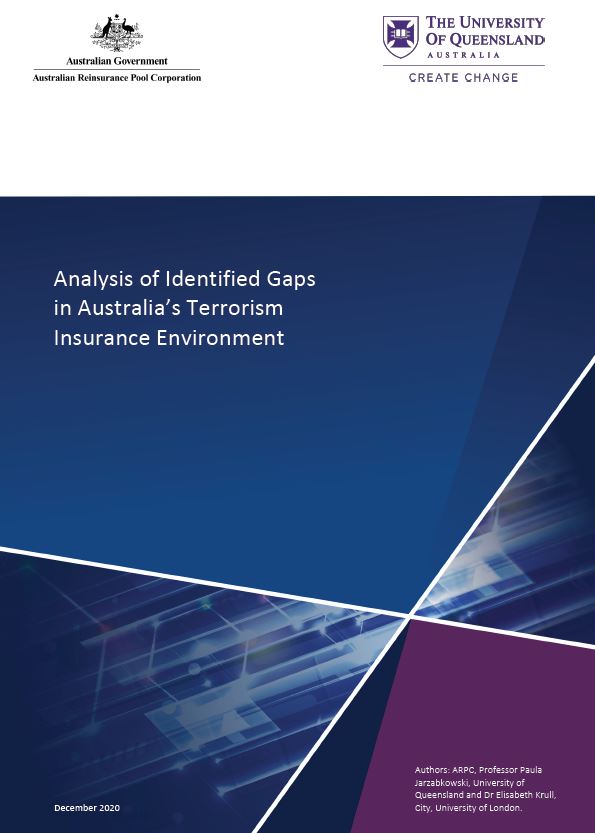 Analysis of Identified Gaps in Australia’s Terrorism Insurance Environment