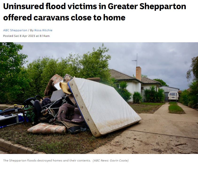 ABC interview with Paula Jarzabkowski on uninsured flood victims 