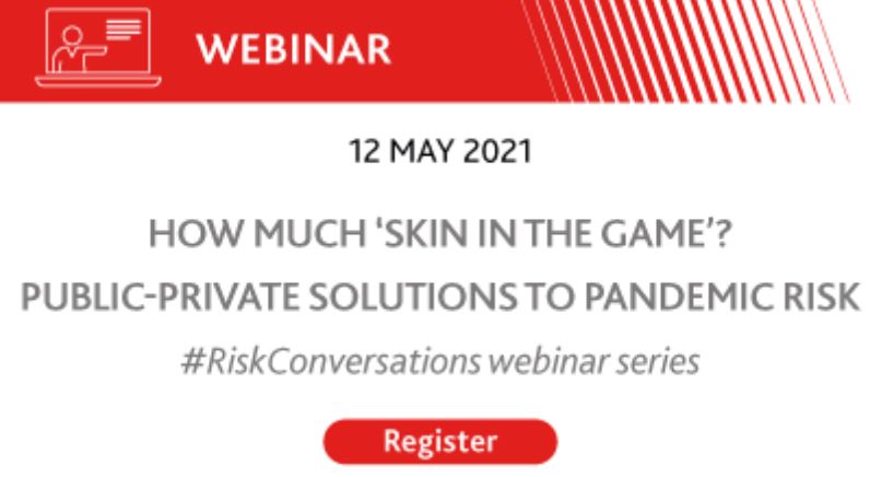 Professor Paula Jarzabkowski talked at a webinar on “How Much ‘Skin in the Game’? Public-private solutions to pandemic risk” hosted by The Geneva Association